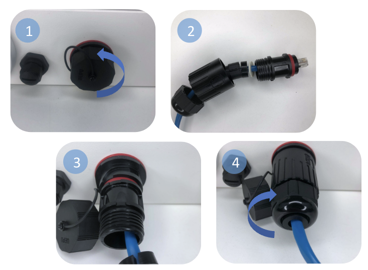 Assemblage du connecteur Ethernet